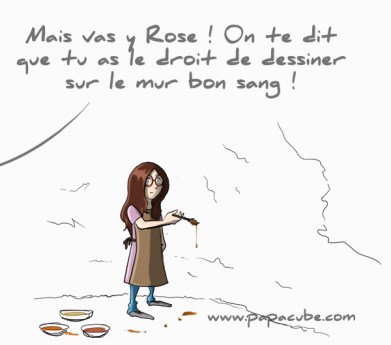 2015_Rose dessin Papa Cube