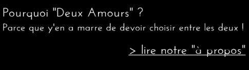 à propos de deux amours