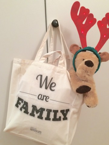 cabas géant we are family 