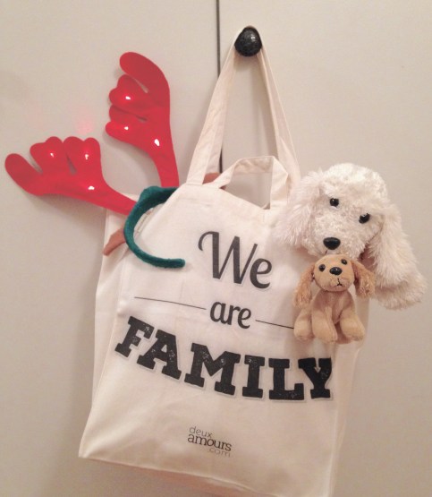 tote bag familial géant we are family